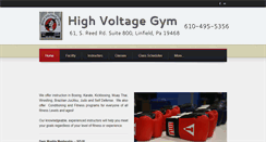 Desktop Screenshot of highvoltagegym.net